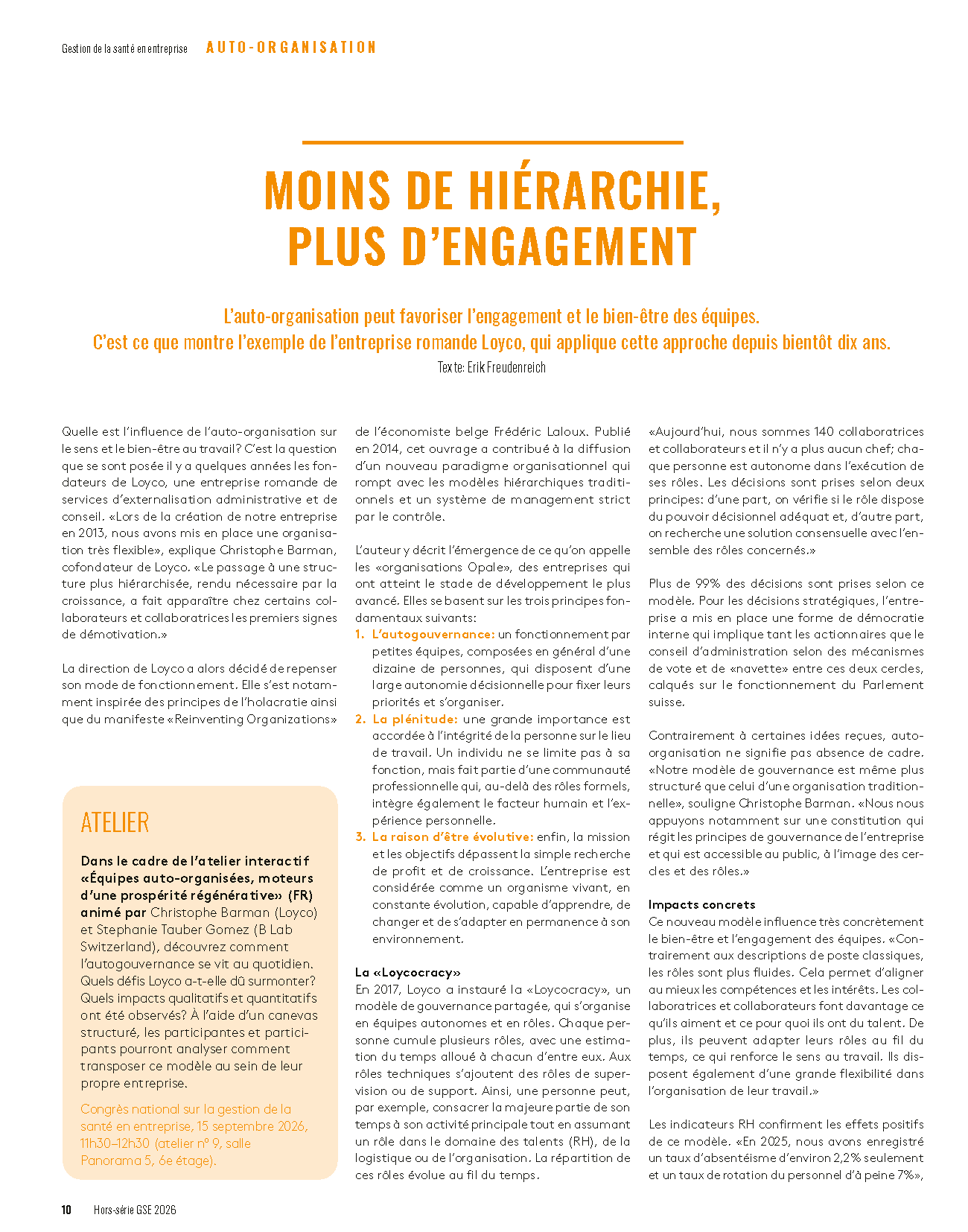 Hors-série GSE 2026 – Aperçu