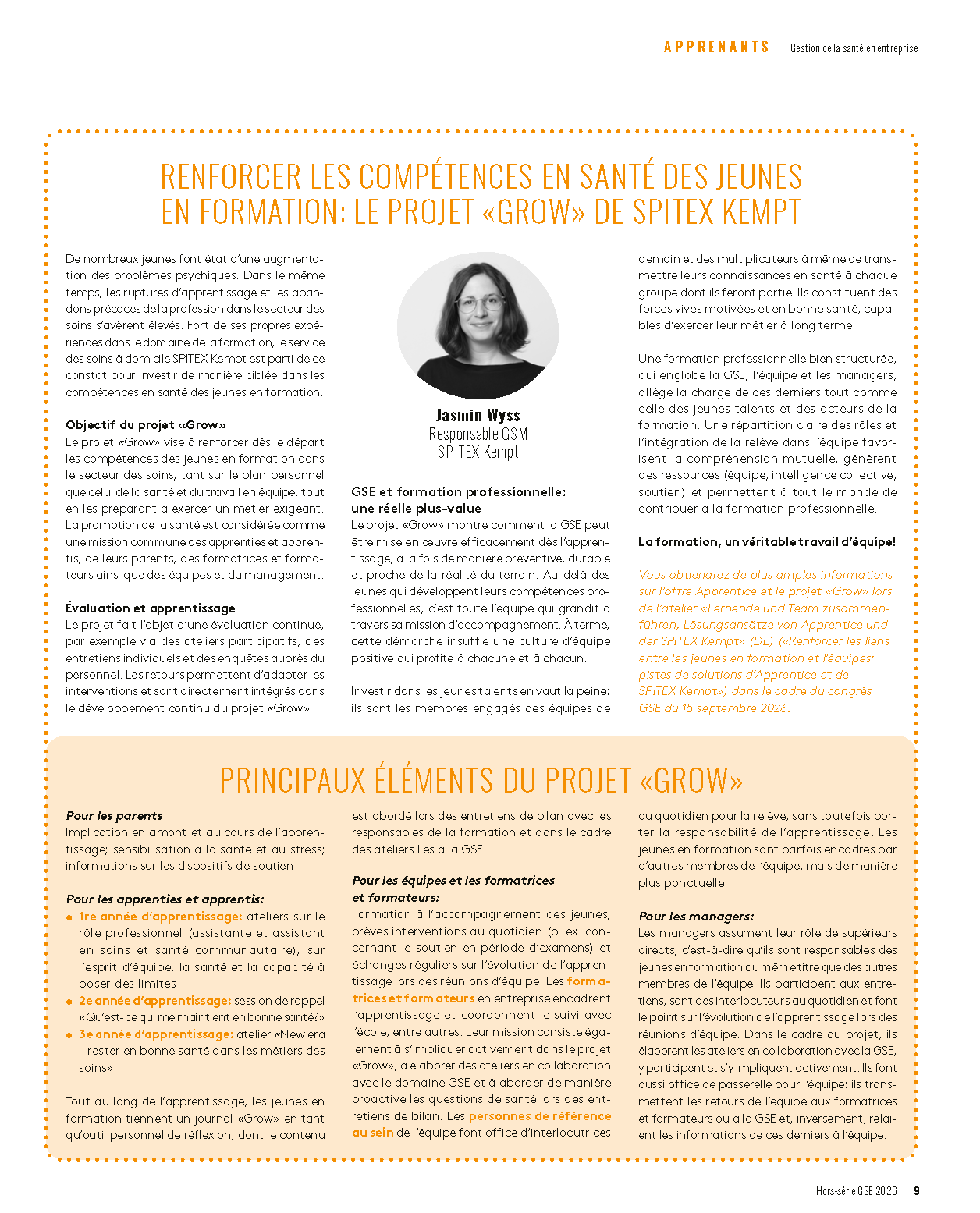 Hors-série GSE 2026 – Aperçu